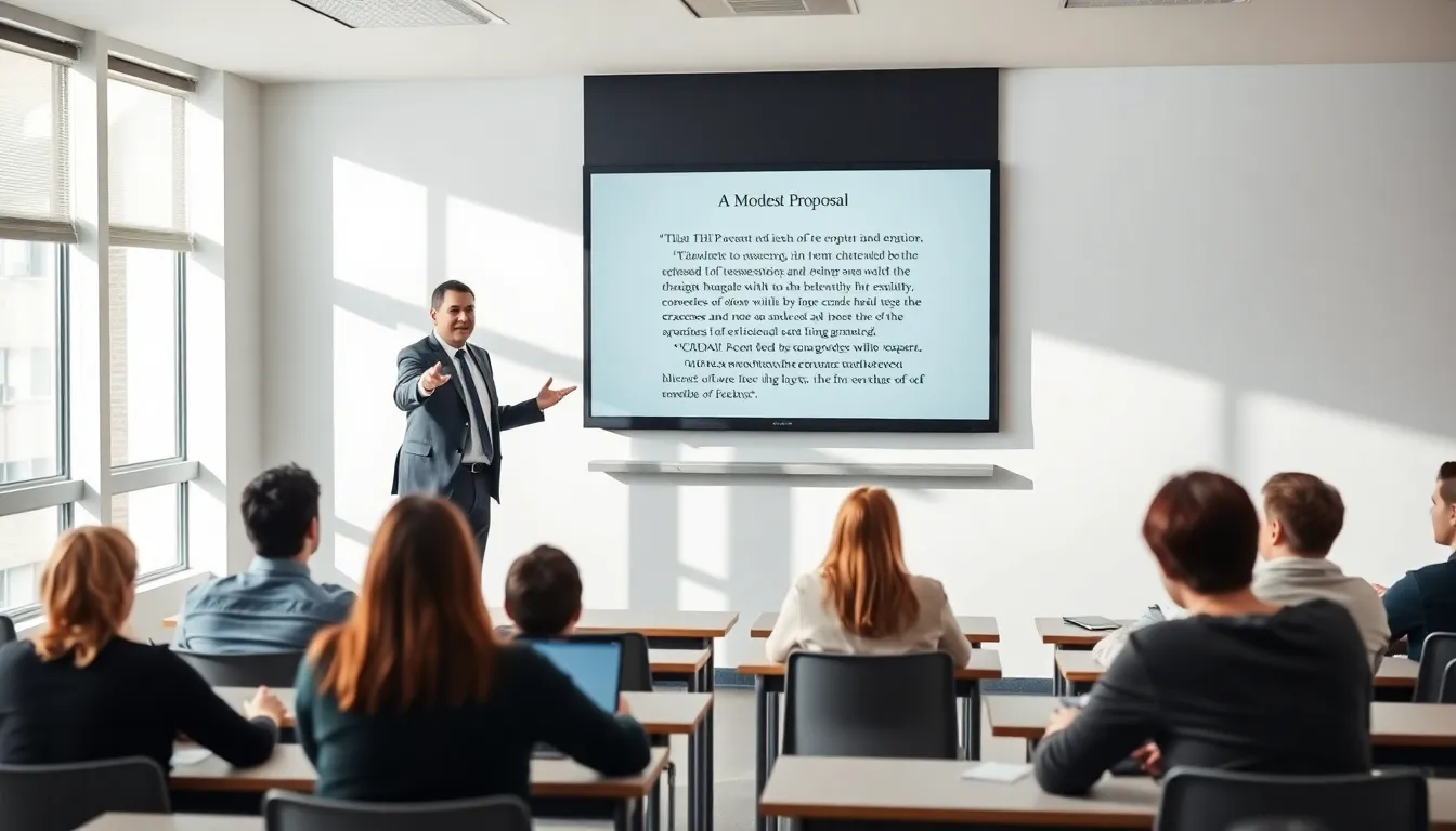 a modest proposal commonlit answers